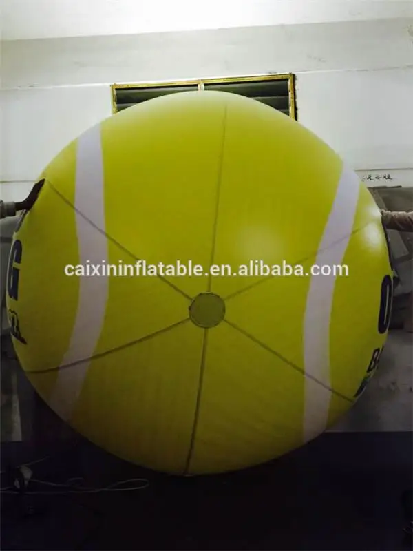 Caixin Custom Design inflatable round helium balloon  / inflatable giant tennis balloon