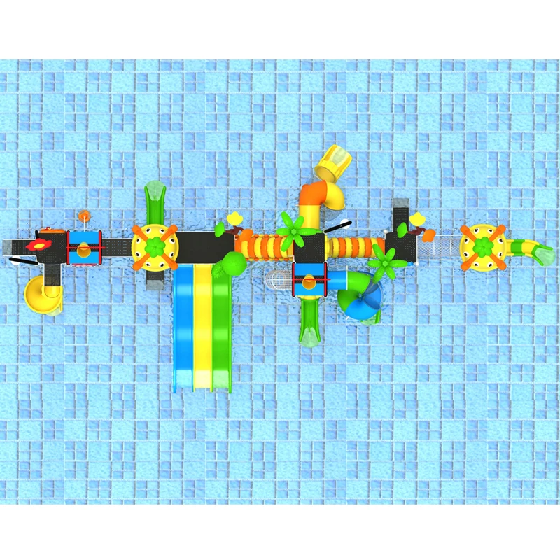 Water park Modern design world class fiber glass slides water attractions park for the kids