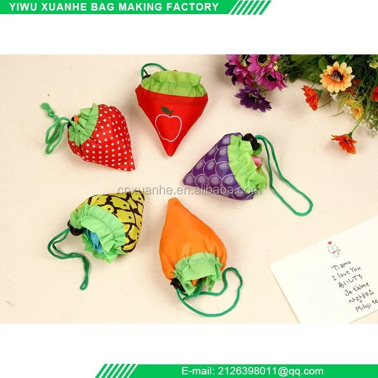 
Eco friendly polyester reusable foldaway shopper 