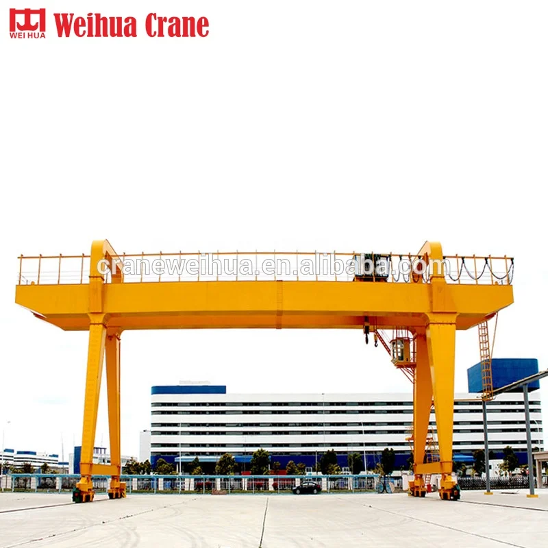 Weihua 16t 32t double beam girder gantry crane a5 a7 working duty for paper mill