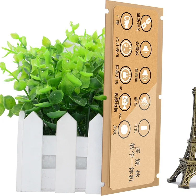 Custom OEM PC PET acrylic membrane switch panel