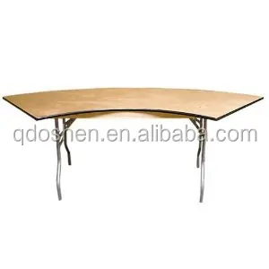 Outdoor Rectangle Wooden Folding Table