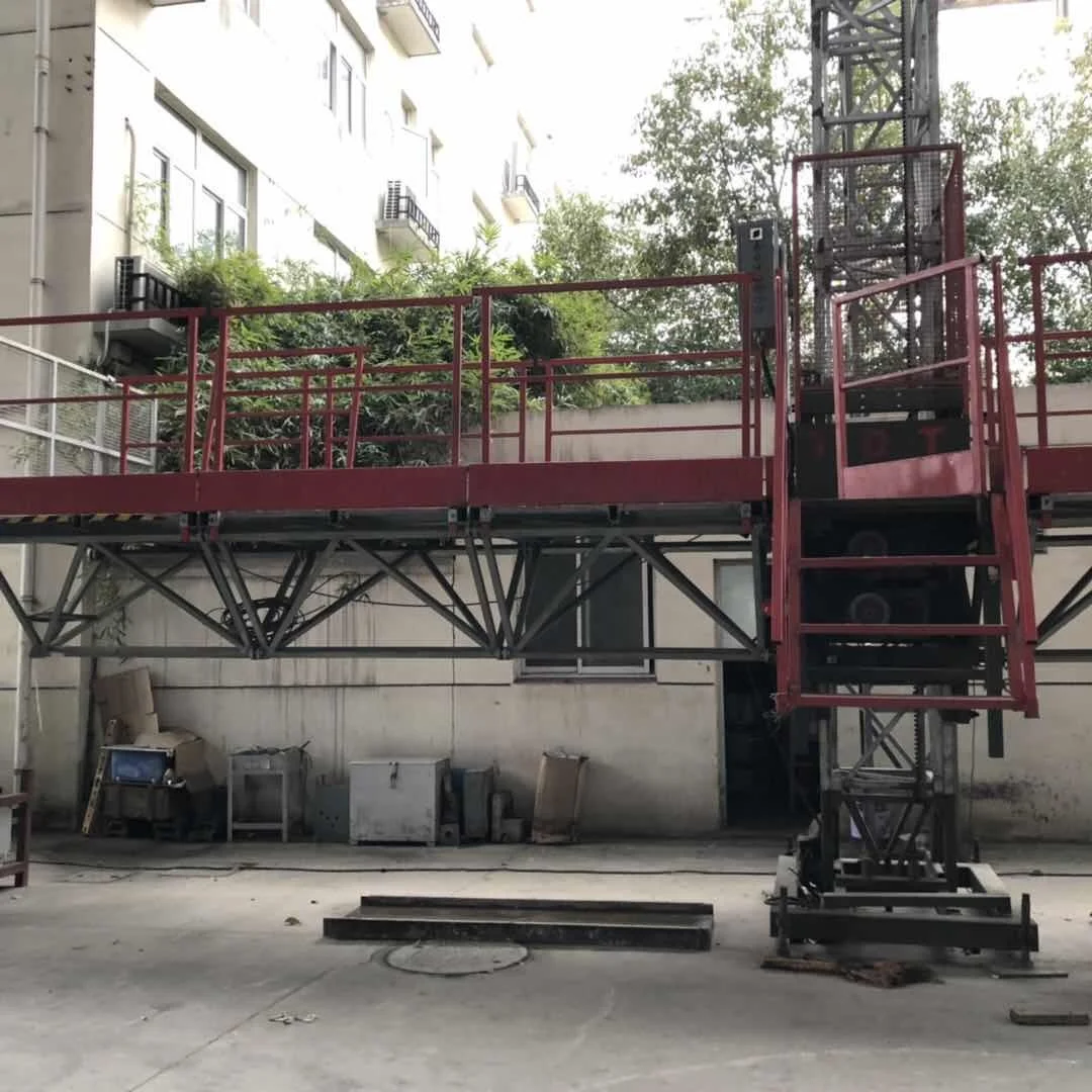 Construction lifting table aerial working platform windows cleaning gondola machine mast climber