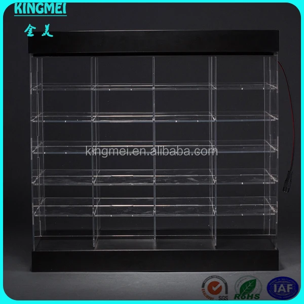 LED Light Mirror Acrylic Model Car Display Case Home Decoration Sports Trophy Transparent Customize Plastic Europe 100 3-7days