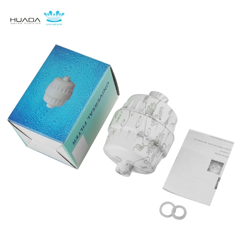 Personal Activated Carbon Water Filter Faucet Plastic Bathroom Ionizer Purifier Household Hotel Removes Chlorine Shower Filter