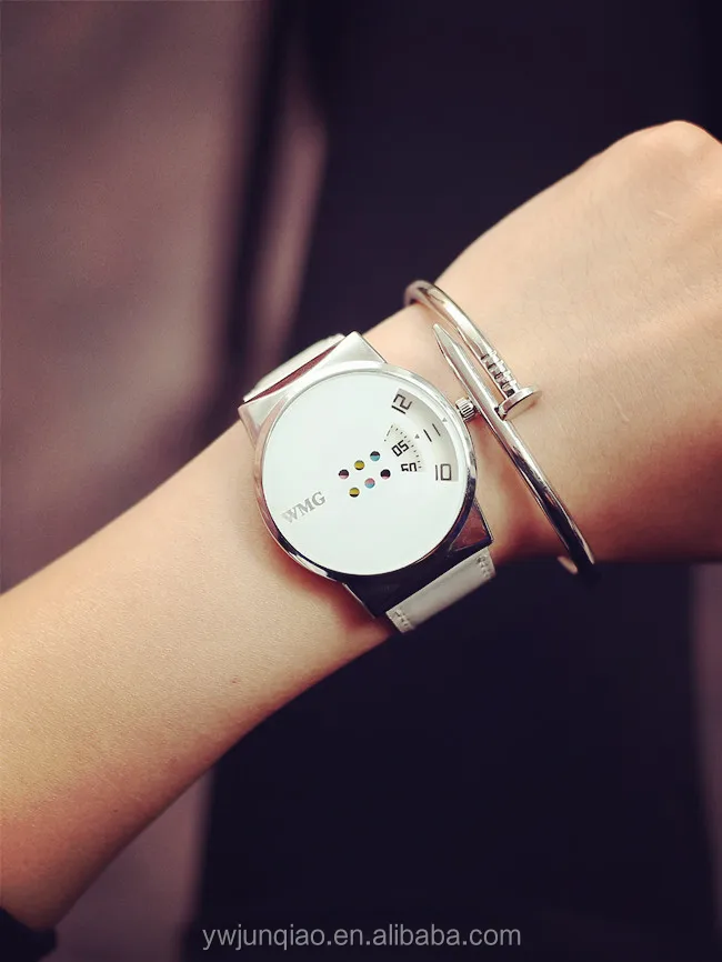 
Fashion Watches New 2016 Styles Women and Men Leather Couple Watch Lovers 