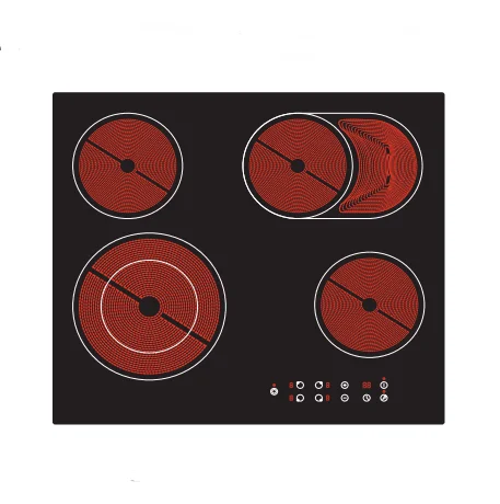 
Electric ceramic cooker 4 burner infrared hob 4 hot plate with double ring 