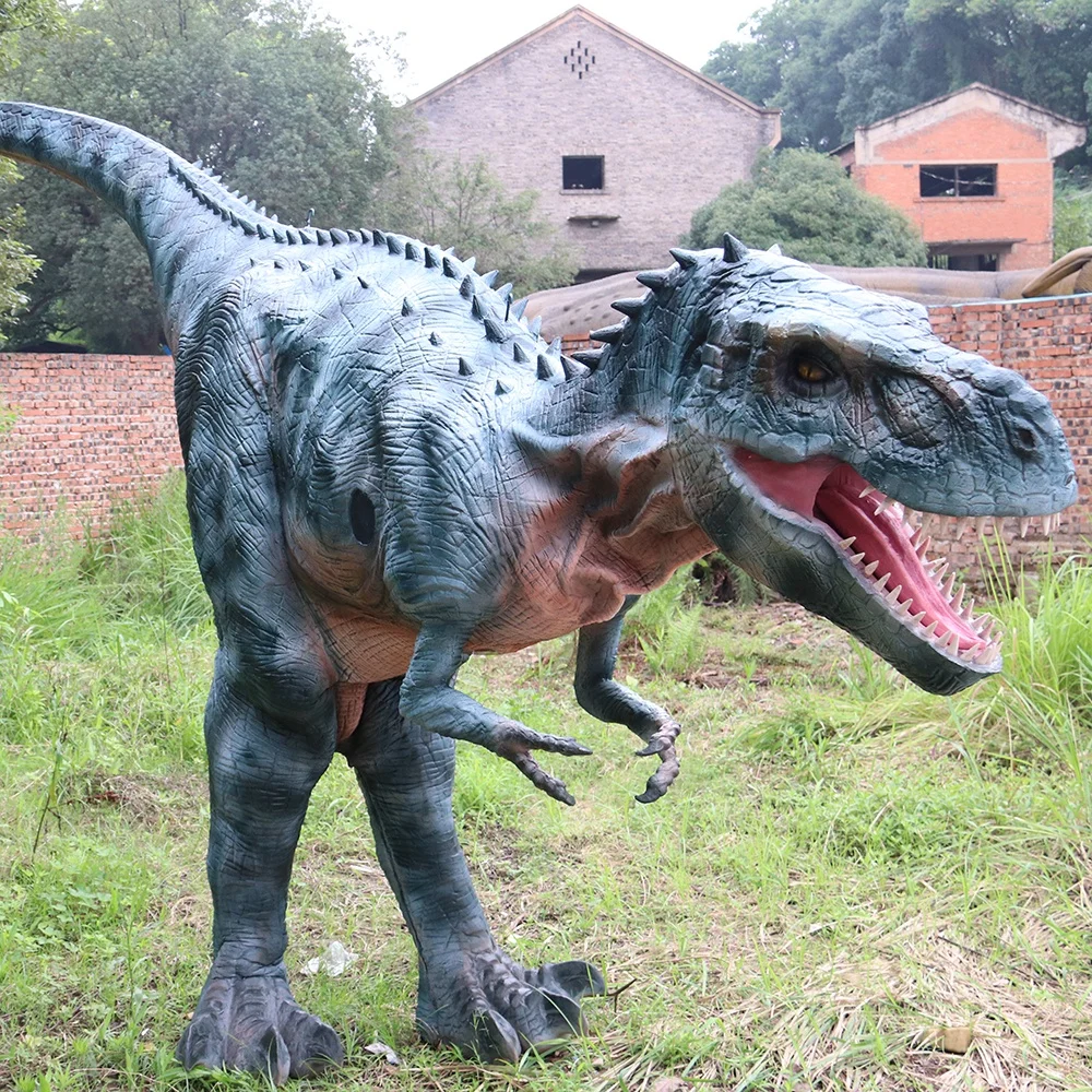 Life size raptor dinosaur realistic costume for adult