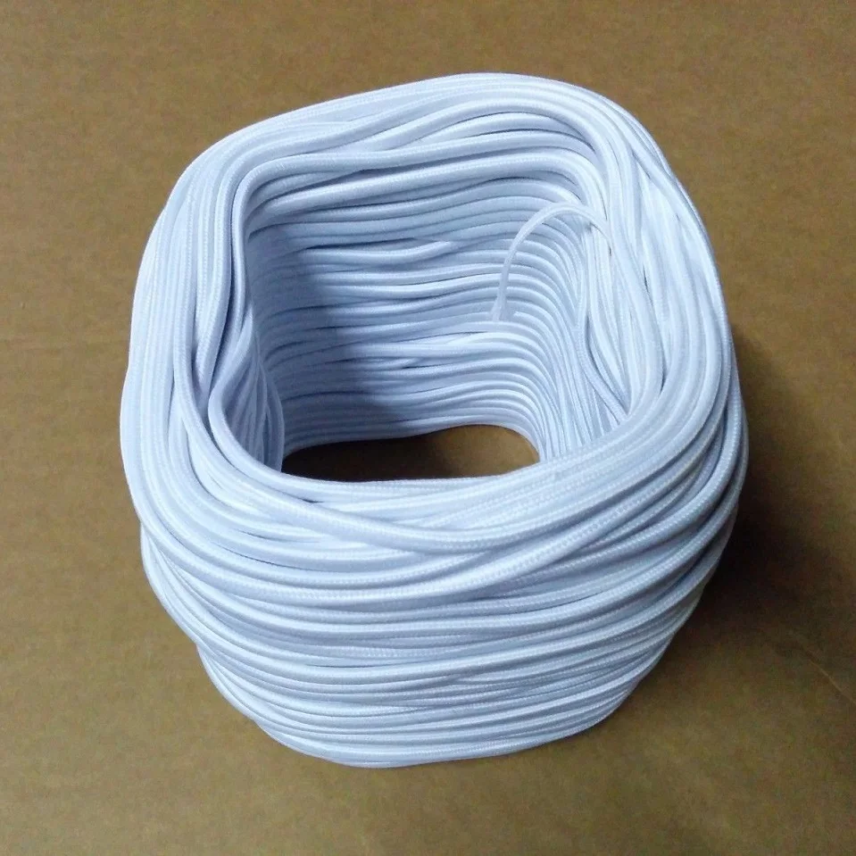 Vintage Color 2 core twist braided fabric cable flex wire electric Cloth Covered Twisted Electrical Wire Vintage Lamp Cord