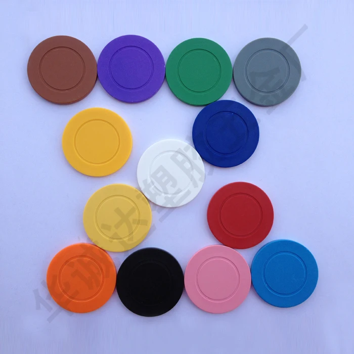 4G ABS plastic jeton print your logo on both side,plastic token print your logo