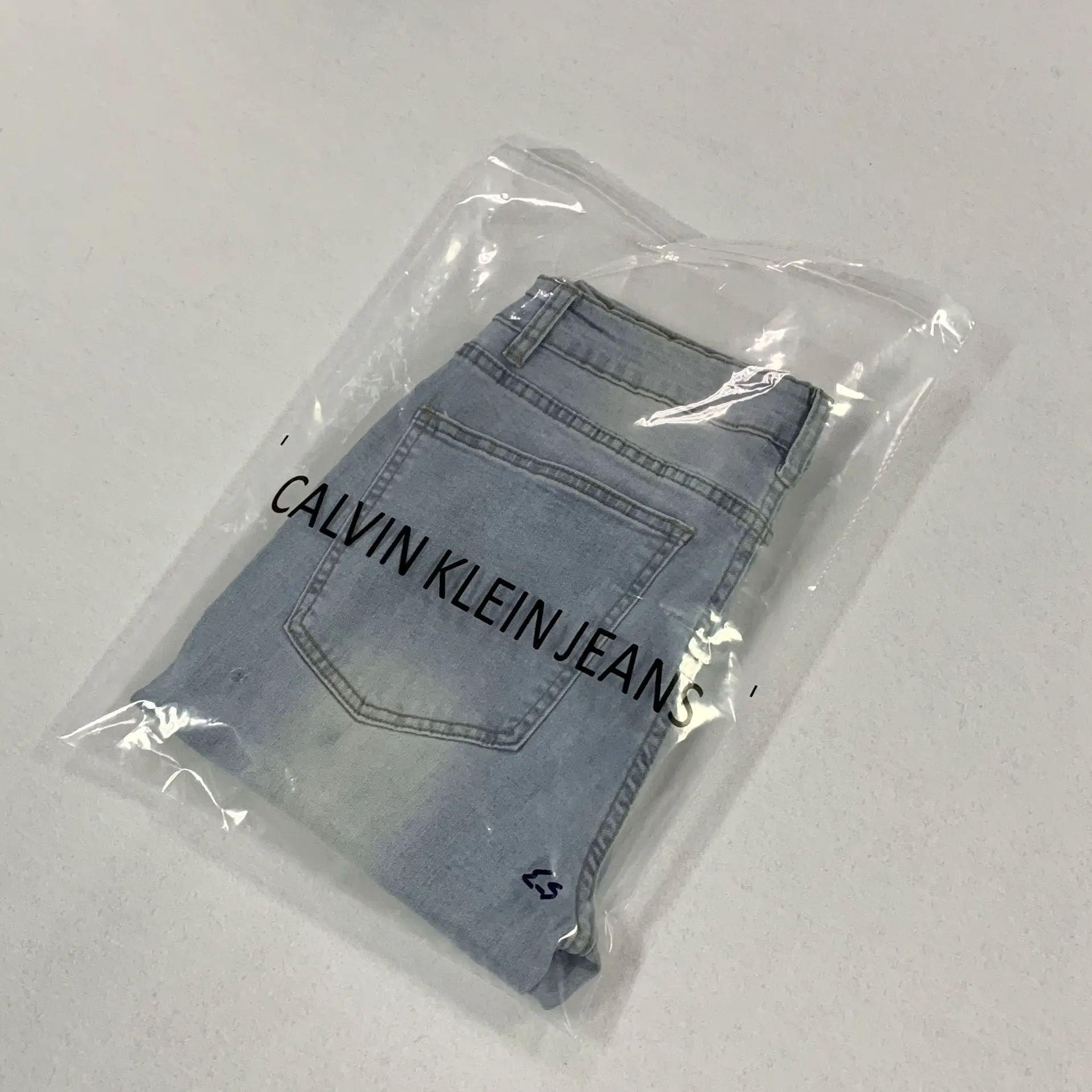 Wholesale custom printed clothing plastic packaging shopping bag