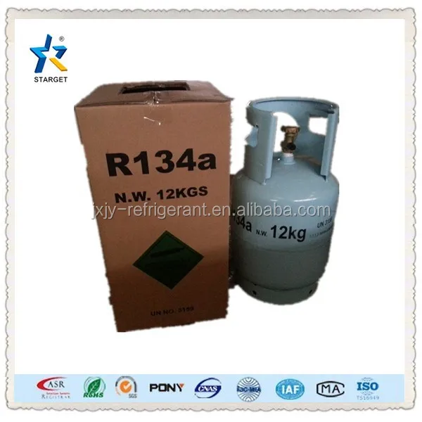 Disposable cylinder in 13.6kg from China gas refrigerant R134a