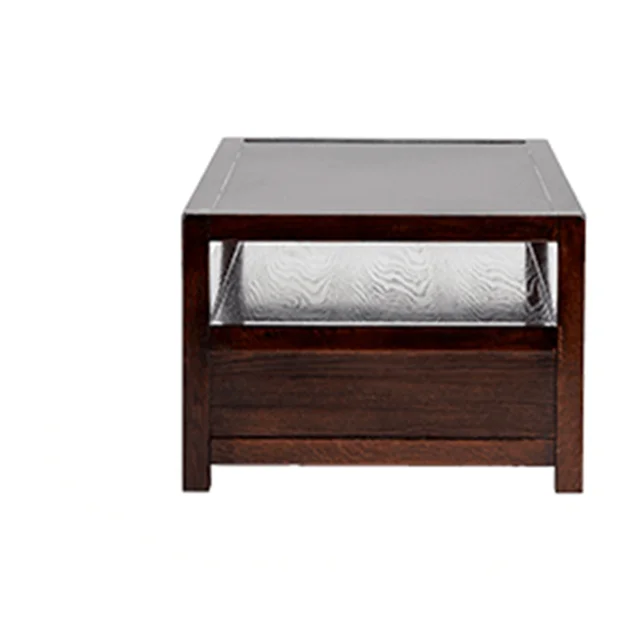 Living Room Antique Brown Tea Table With Drawer