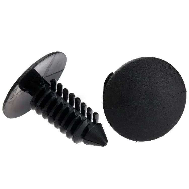 50Pcs/Lot Auto Fastener Fit 8Mm Hole Nylon Car Clips Lancer Evo Bumper Shield Retainer Plastic Rivet For Gm Automobile