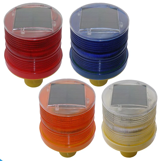 Высокое качество от производителя, оптовая продажа, желтый цвет, Солнечная светодиодная вращающаяся мигающая сигнальная лампа