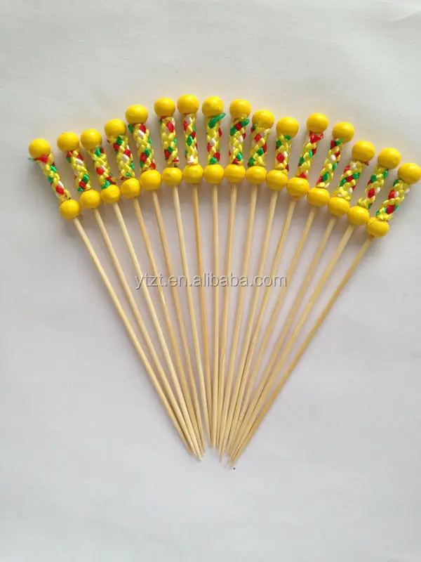 Высокое качество новые ну вечеринку декоративные бамбука бисером палочки подобрать продукты
