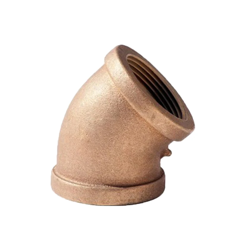 Brass/Bronze female elbow 45 15mm -50mm
