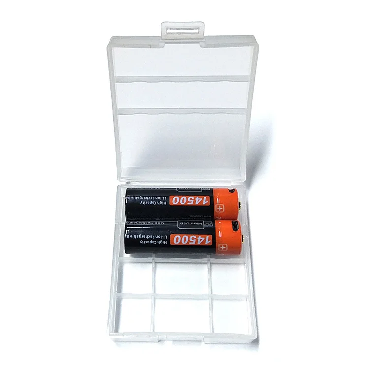 New Function aa size 14500 3.7v 750mAh usb rechargeable lithium li ion battery with micro usb charging port and PCB PCM Circuit