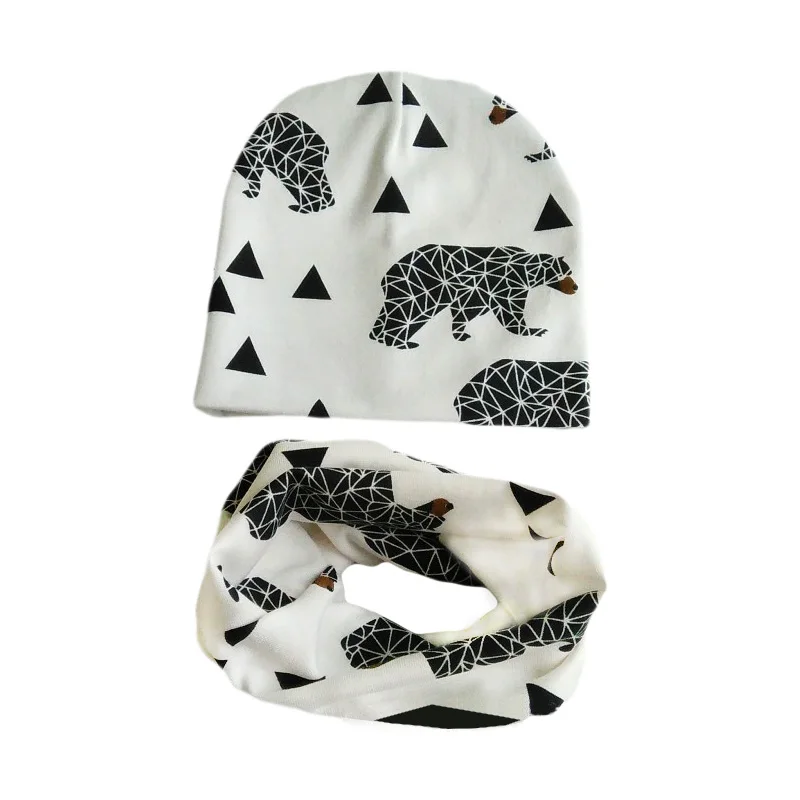 19073 kids cotton fabric knitted neckerchief and