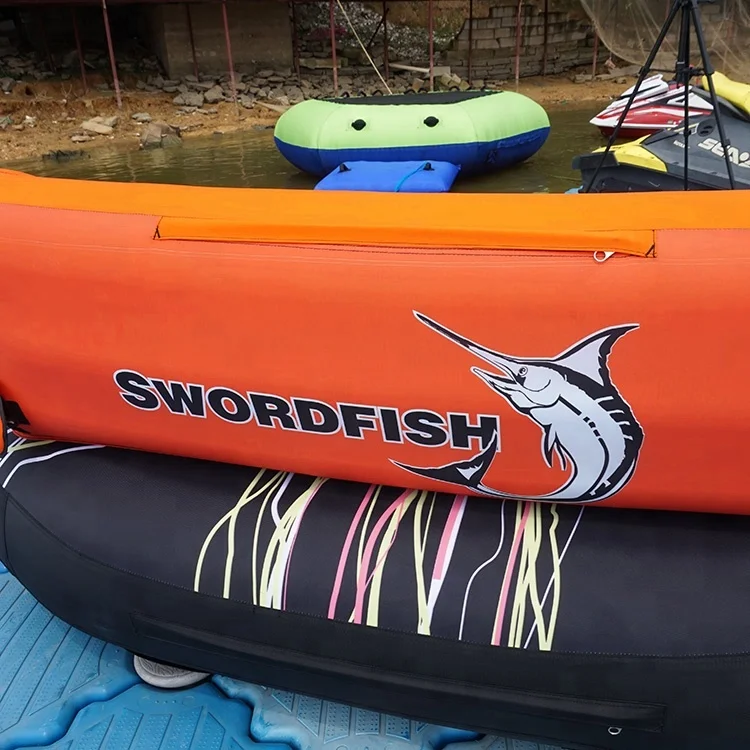 Swordfish 2018 New Water Sports 3 Person Speedy Fun Inflatable PVC Jet Ski Towable Tube