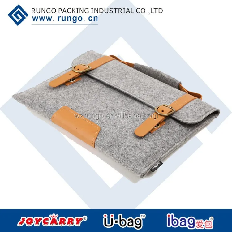 Supplier Officer Laptop Felt PU Bag for Pad PC China Laptop Messenger any Colors FTK-1423 TUV Test 1000PCS CN;ZHE IBAG Yes.