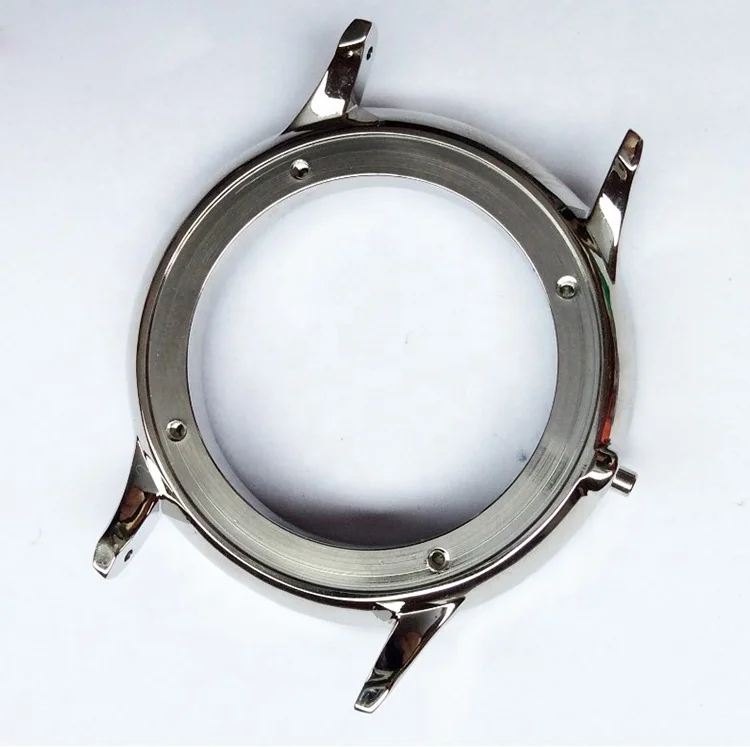OEM high precision watch case CNC machined part of customer stainless steel 316L CNC machined services