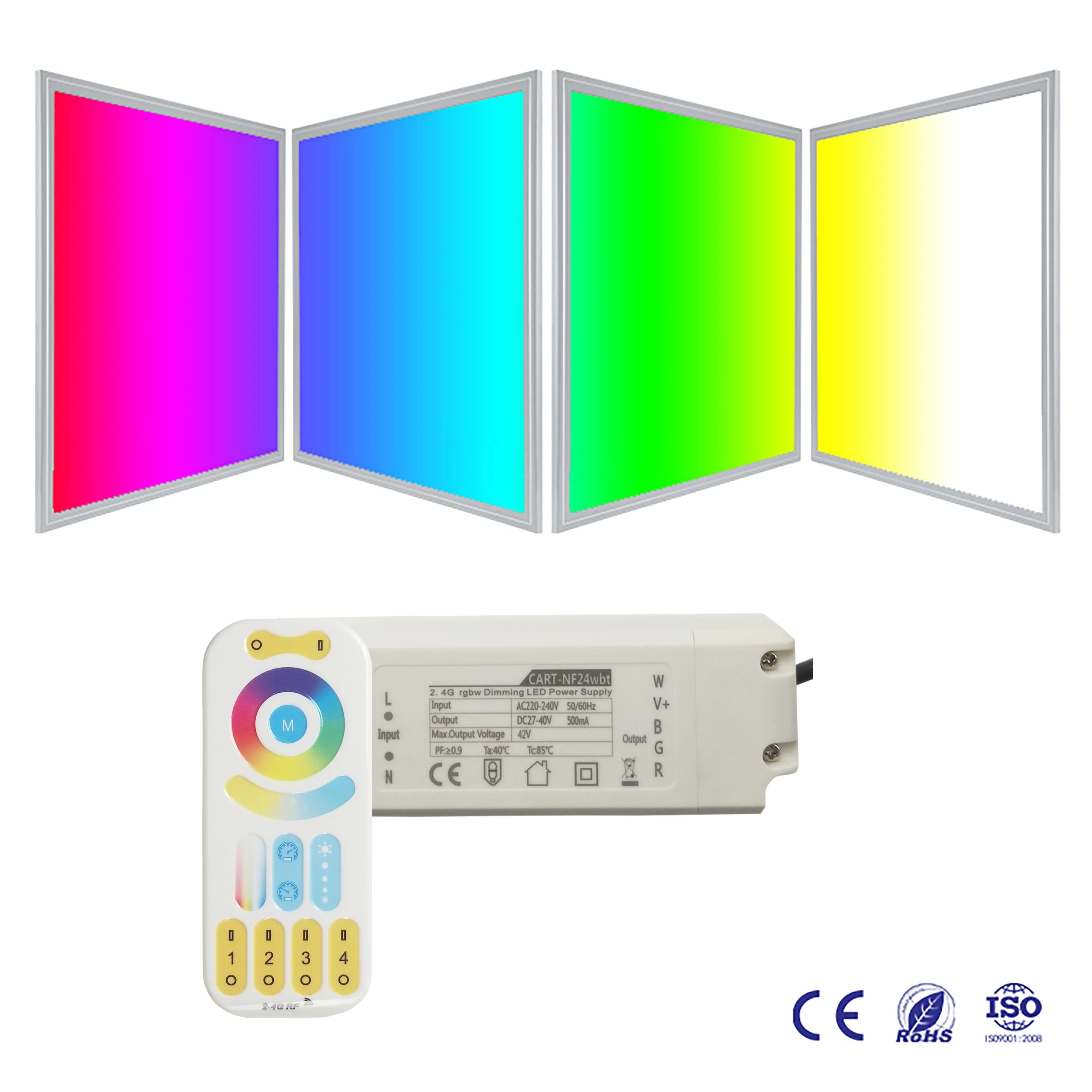 Square Color Changing RGBW led light panel 2x4 RGBW led light panel surface mounted RGBW led light panel