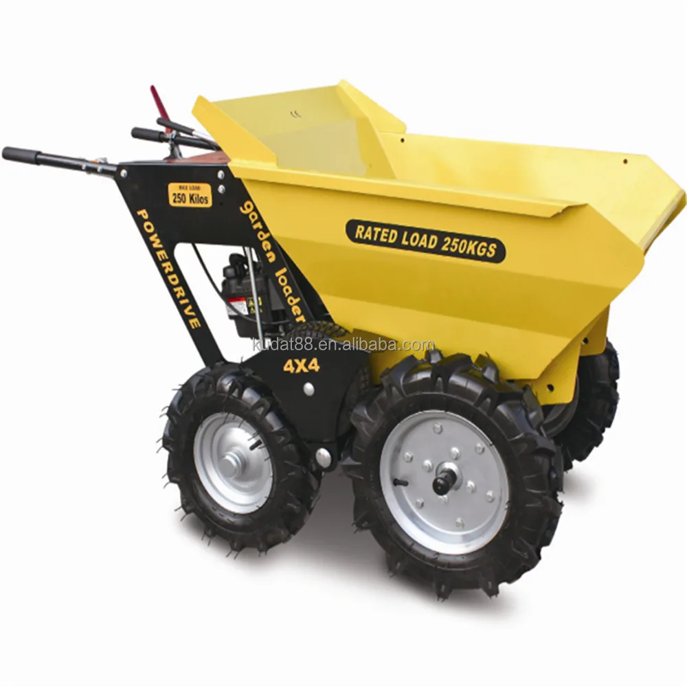 hot sale High quality Honda engine small garden loader /mini dumper /muck truck with 250kg capacity CE