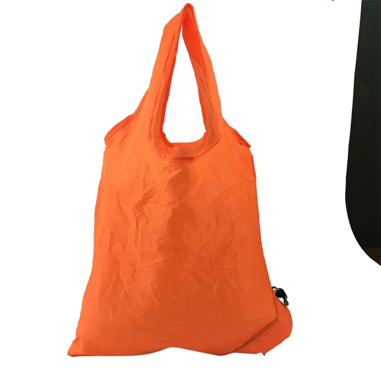 Custom sun flower decorative polyester nylon foldable shopping bag