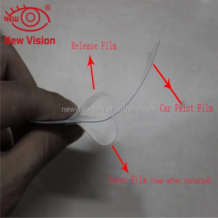 PVC High clear transparent body wrap vinyl 1.52*15m car paint protection film