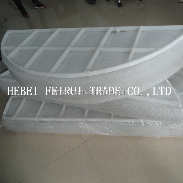 PVDF mesh demister pad Industrial self-cleaning filter