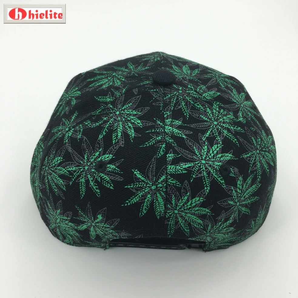 fashion hip hop style flat brim camo hawaiian floral print swag snapback hats with flat brim