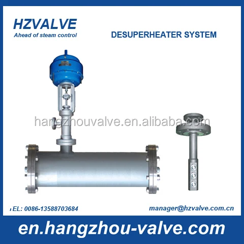Water spray nozzle desuperheater