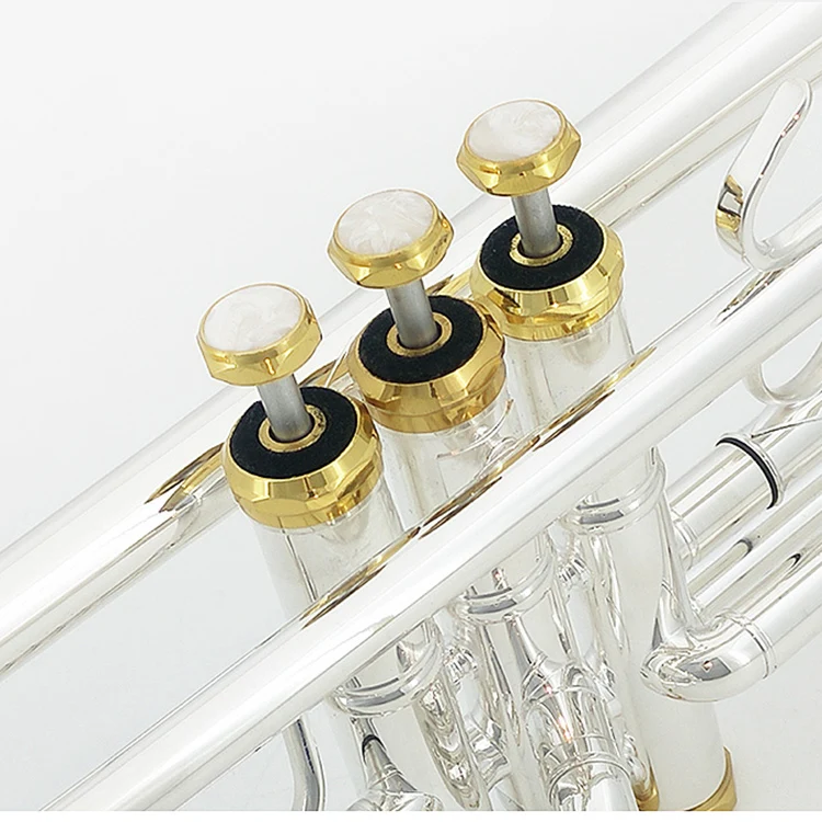 
Accept OEM DSTR-5335S Chinese Cheap Silver Trumpet For Sale 