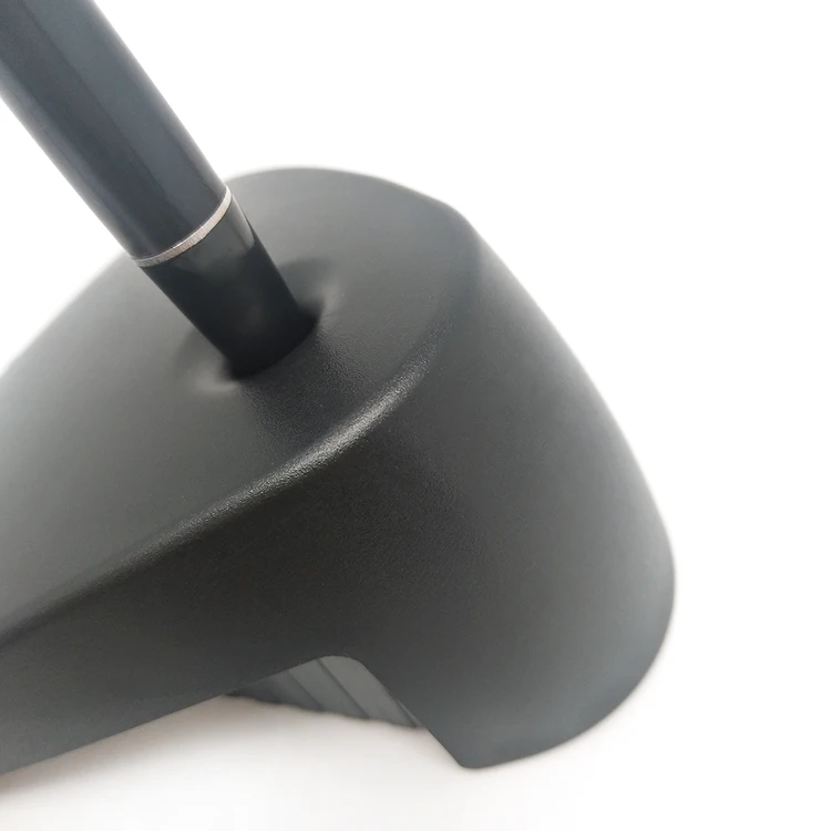 B-9317 Tailor Made Black Plastic Stationery Bank Desk Pen With Chain