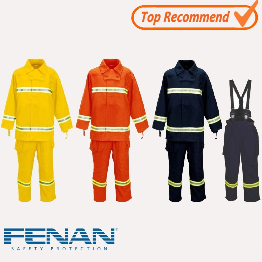En469 сертифицированный безопасности огнезащитной костюм используется для пожаротушения, пожарный костюм