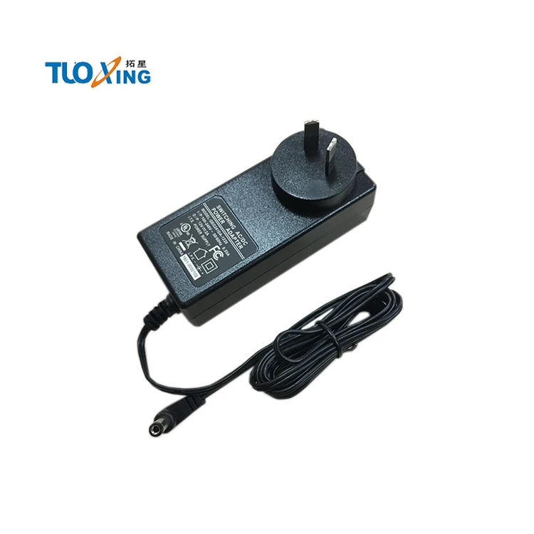 LED digital race clock wall clock race timer 12 V power adapter US power plug