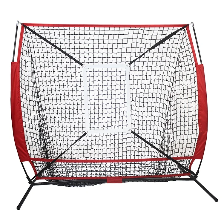 5FT Portable Folding  Baseball Hitting Net Softball Goal Baseball Practice Net