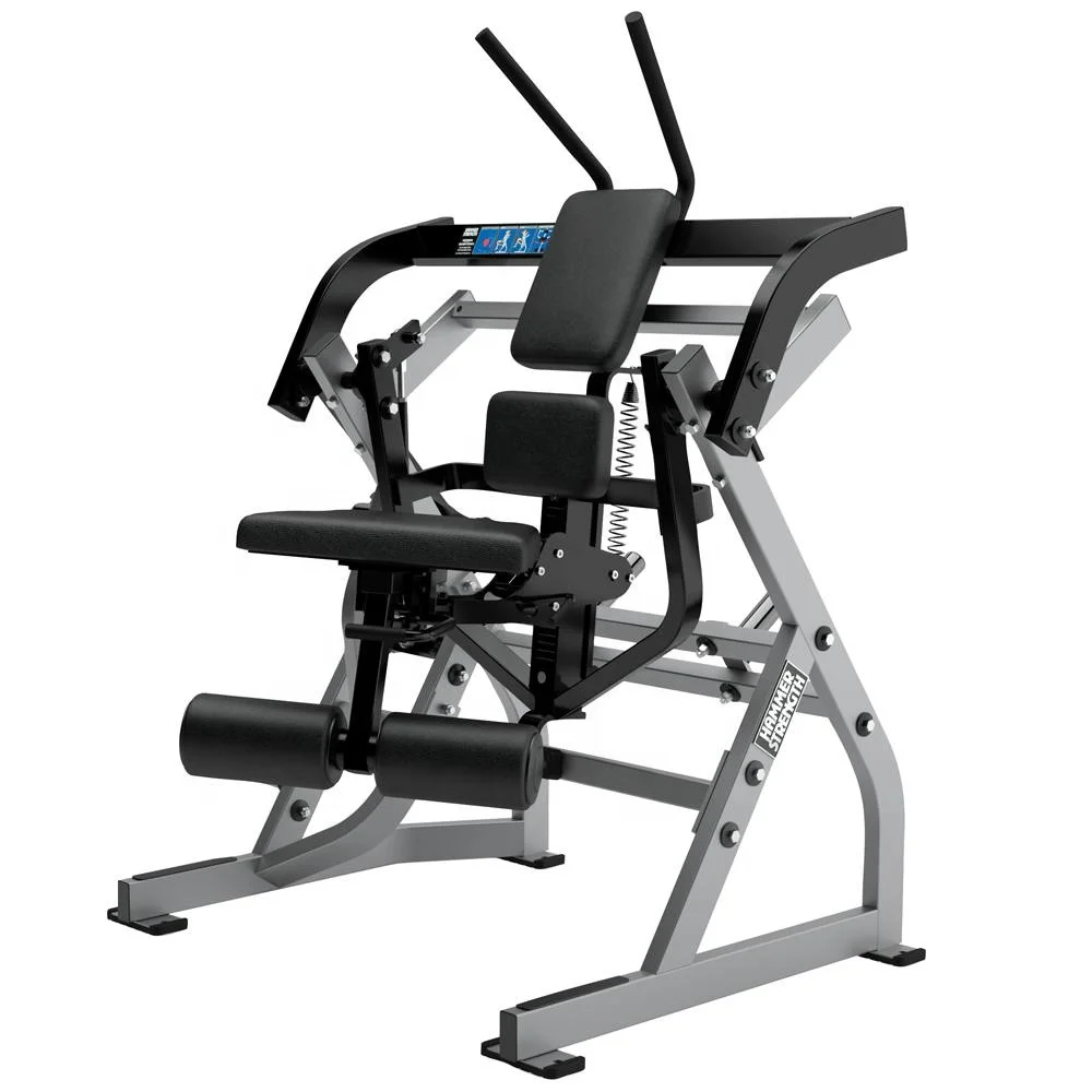 plate loaded abdominal oblique crunch fitness strength machine