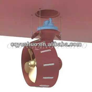 Marine Azimuth Thruster with Nozzle