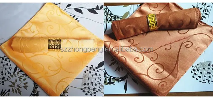 New arrival durable hotel textiles napkin logo napkins