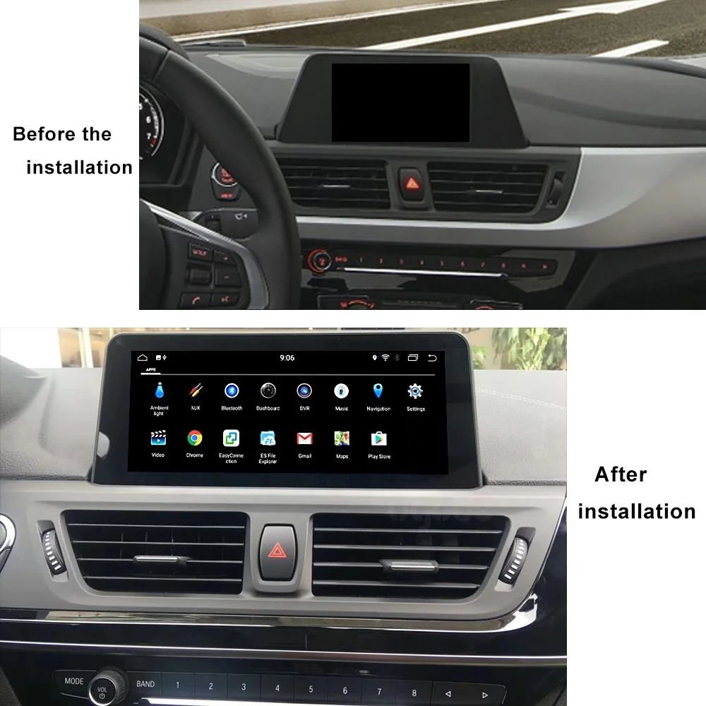 Ugode Android 9.0 Car Audio GPS Multimedia player for BMW 1 Series F20 Android F21 F23 LHD