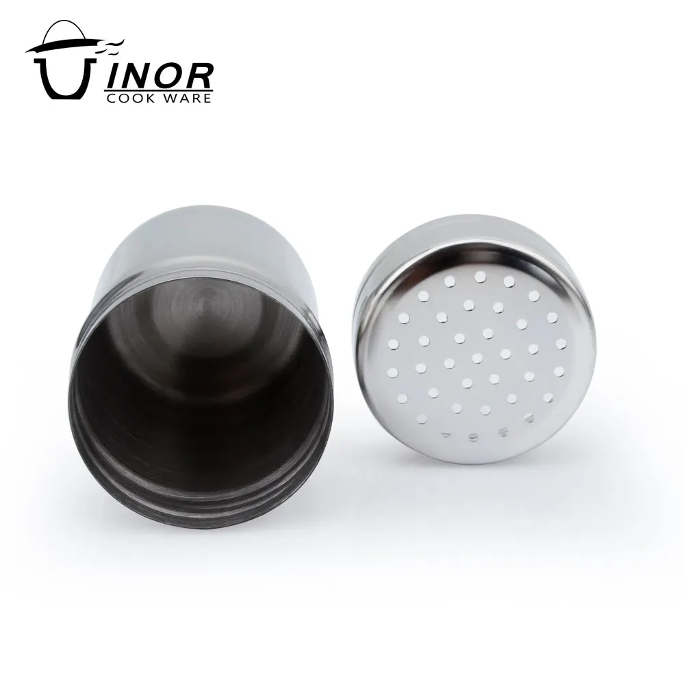 Из нержавеющей стали соль и перец шейкер набор солонка пробки для приготовления