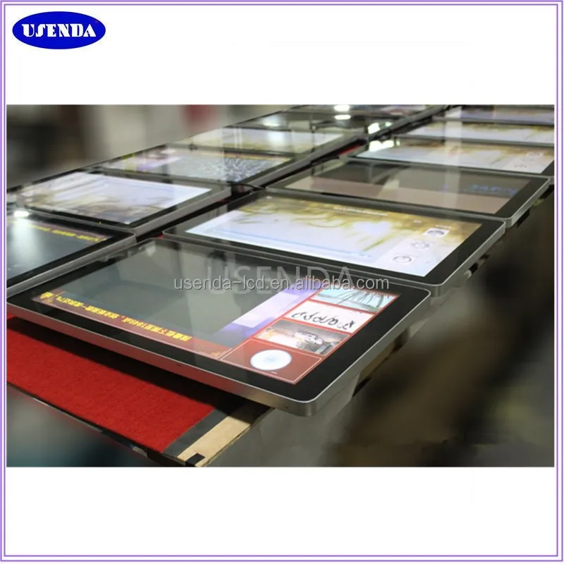 22 26 32 43 55 inch  LCD digital advertising display monitors wall mounted touch digital screen