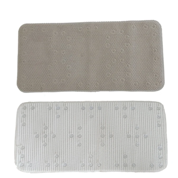 PVC bath mat with suction cups Non slip bathtub mat 36x17