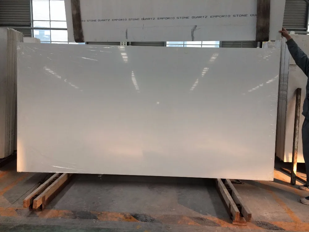 
Pearl white quartz slab/white quartzite slabs 