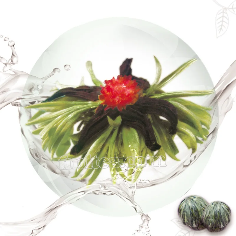 Carnation flower blooming tea for skin care butterfly pea blooming tea