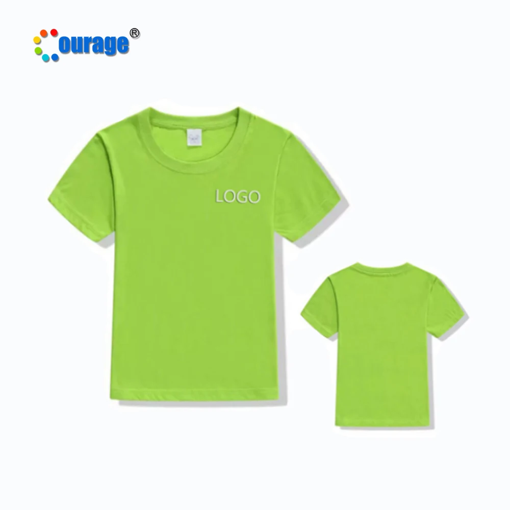 Comfortable Spandex Short Sleeve Children T-shirt With Custom Logo