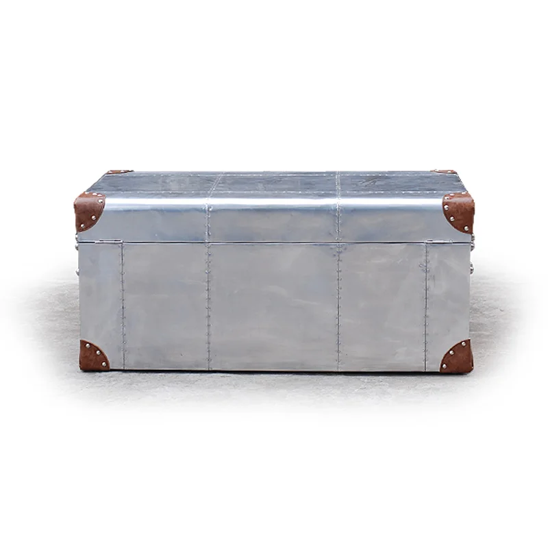 
Aviator Storage Trunk, Antique Metal Storage Trunk, Vintage Storage Trunk 