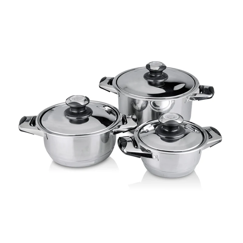 Cookware set king cooking pot set kitchen utensils stainless steel